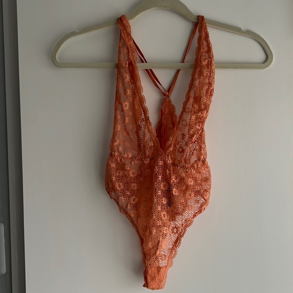 Victoria’s Secret lace floral teddy